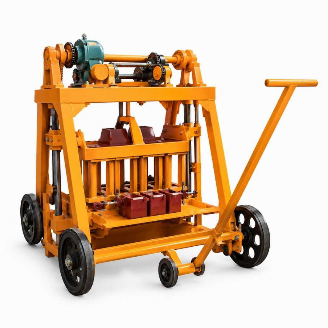 TE-400, TE-400 Gear System Mobile Block Machine, গিয়ার সিস্টেম ব্লক মেশিন, মোবাইল ব্লক মেশিন, হোলো ব্লক মেশিন, সলিড ব্লক মেশিন, block making machine Bangladesh, Taqwa Tech Engineering