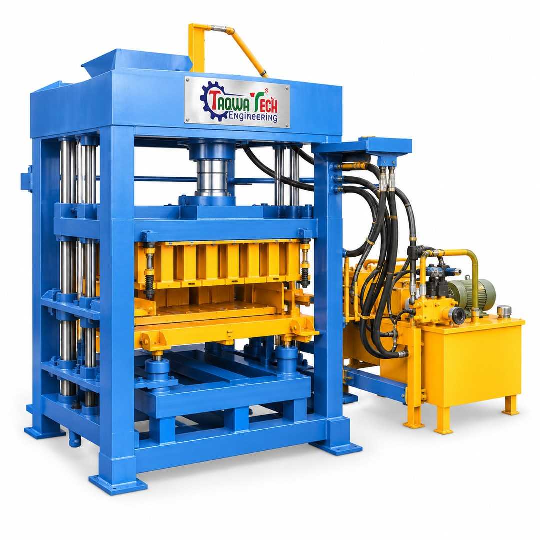 QT2-90, QT2-90 Semi Auto Hydraulic Block Machine, সেমি-অটোমেটিক ব্লক মেশিন, হাইড্রোলিক ব্লক মেশিন, হোলো ব্লক মেশিন, পেভার ব্লক মেশিন, concrete block machine Bangladesh, Taqwa Tech Engineering